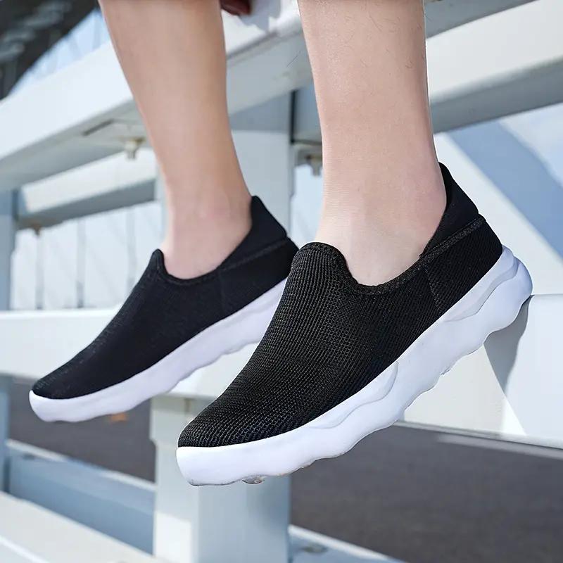Shoes for Men Summer New Casual Men's Shoes with Mesh Cover, Flat Bottom and Sports Vulcanized Shoes Zapato Para Hombre