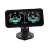 Car Inclinometer Car HUD Digital Angle Slope Meter Car Tilt Gauge Universal