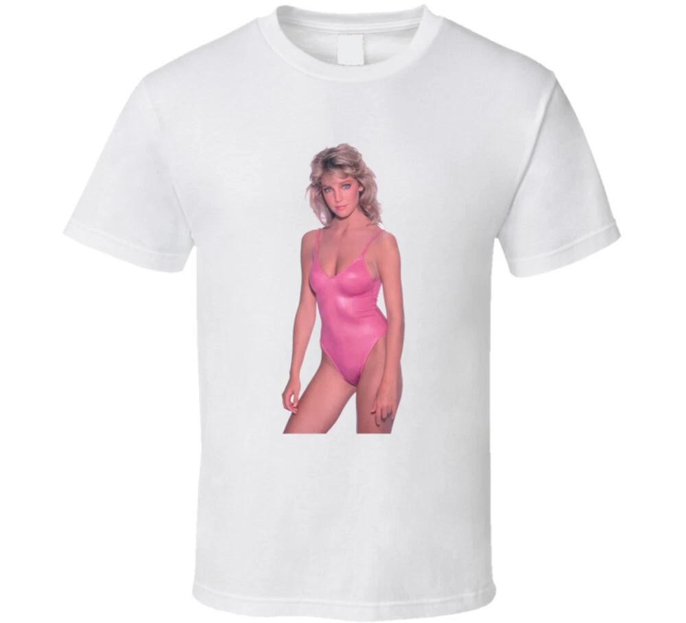 Heather Locklear Pink Bathing Suit T Shirt