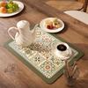 Коврик для сушки посуды Подставка для обеденного стола Декор для журнального столика Впитывающий коврик для сушки Подставка под чашку Подставка под тарелку Аксессуары для декора кухни