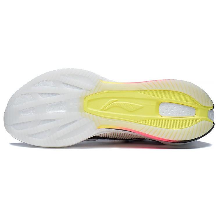 Li Ning Super Light 20 Универсальные Износостойкие Дышащие Низкие Беговые Кроссовки Мужские Белые Черные ARBT001-4
