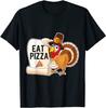 Vegan Thanksgiving - Turkey Eat Pizza Funny T-Shirt Classic T-shirt