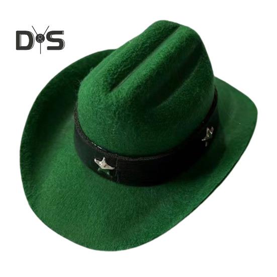 Шляпа ковбоя для питомца, регулируемый мини-костюм ковбоя с ремешком на подбородке для вечеринок на Хэллоуин, Рождество