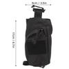 Small Compact Clip On Pouch Zipper Pocket Shoulder Strap Attachment  Outdoor Sport