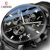 Новые роскошные мужские часы ТОП-бренда с коробкой, многофункциональные часы с большим циферблатом, мужские светящиеся водонепроницаемые мужские кварцевые часы