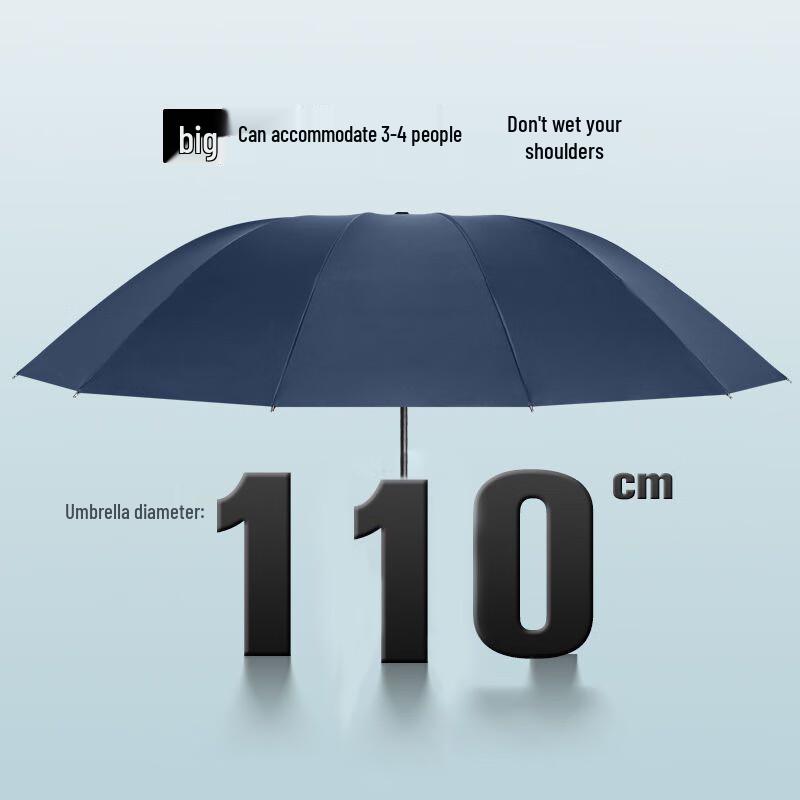 Складной зонт для защиты от солнца и дождя