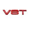 EAVBYFJ (Small Store) 3D Metal V6T V8T Side Emblem Tail Trunk Logo Badge Sticker