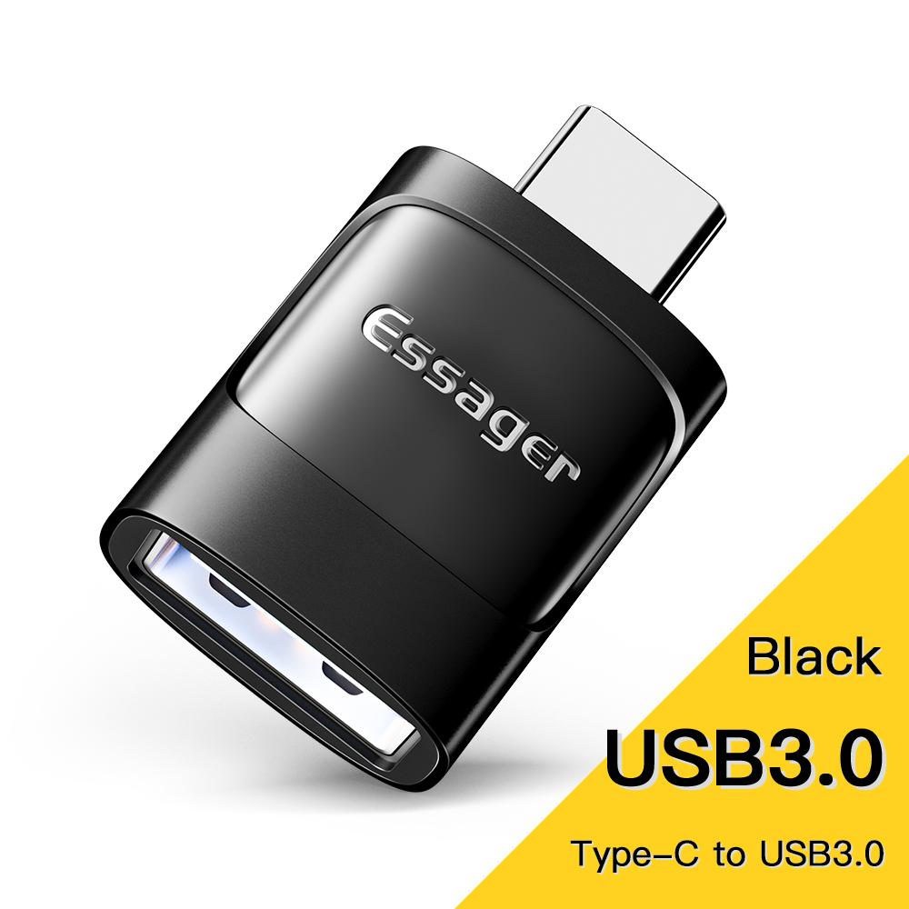 Essager Адаптер Otg Type C к USB Micro USB к типу C Адаптер Otg USB к типу C для Macbook Xiaomi Huawei Samsung Разъем Otg