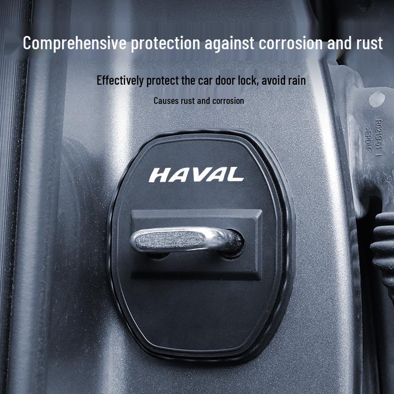 Haval Cool Dog Car Door Lock Silicone Protective Sleeve and Buffer Pad