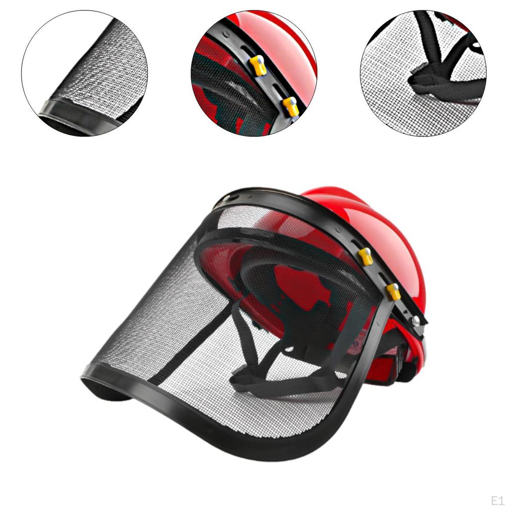 Защитная сетка для лица, защитный козырек для ландшафтного дизайна, регулируемый, полный защитный