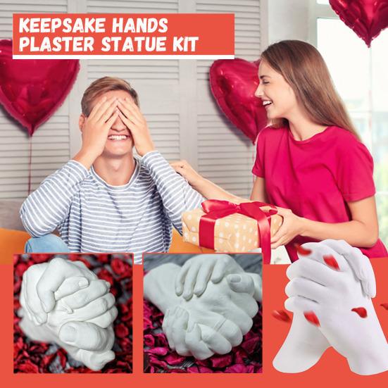 3D Семейная форма для рук, гипсовый набор, набор гипсовых статуй для рук, персонализированный набор материалов премиум-класса для отпечатков рук