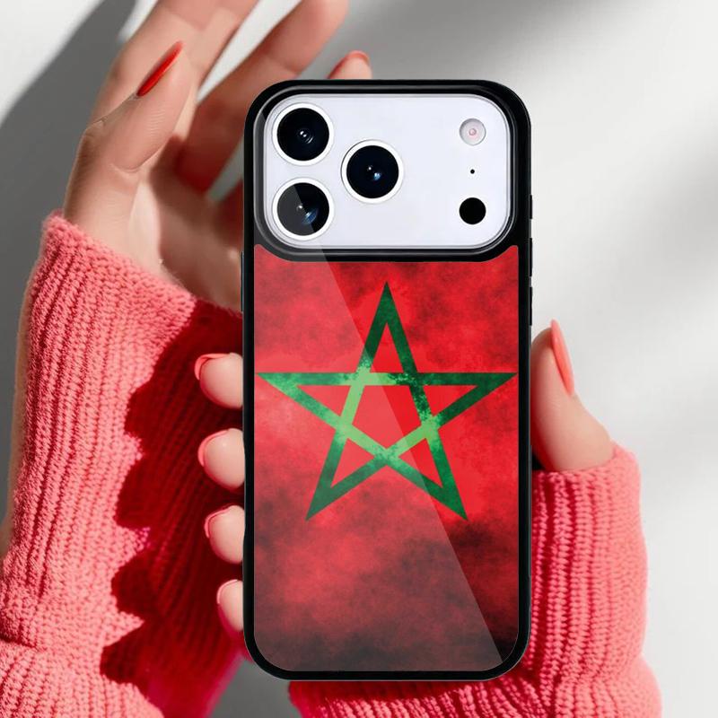 Мягкий чехол для телефона с гербом и флагом Марокко для iPhone 17 Air 16e 15 14 13 Pro Max Задняя крышка для 12 11 Pro Coque