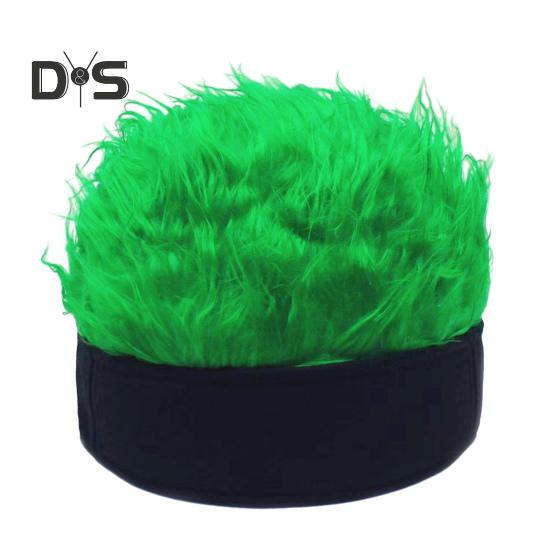 Новинка, козырек из искусственных волос для мужчин, регулируемая шляпа с шипами для парика с острыми короткими волосами, уличная хип-хоп-шляпа для фестивалей, вечеринок