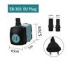 Submersible Water Pump Fish Tank Fountain EU/US Plug with Suction Cups Ultra-Quiet Filter Fish Pond 3/10/25W Aquarium Pump