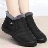 Women's Winter Ankle Boots Thermal Insulated, Slip-Resistant, Round Toe, Solid Color Cozy and Waterproof Shoes