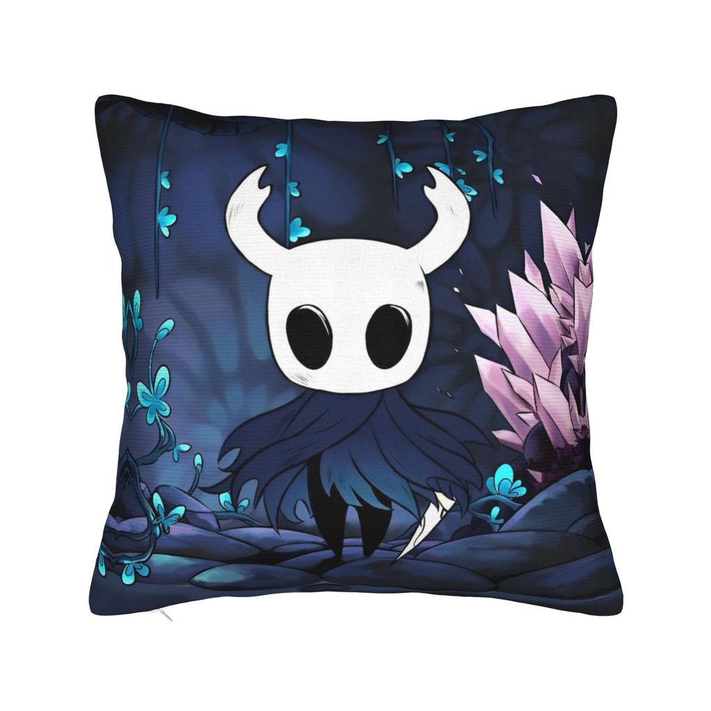 Чехлы на квадратные подушки Hollow Knight Полиэстер Автомобильный Чехол для подушки Экшен-приключение Креативный Декор Чехол для подушки 4545