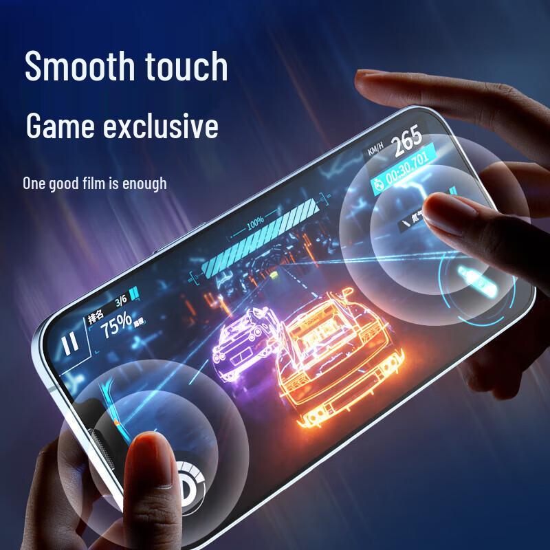 Mr. Blue Gorilla Tempered Glass Screen Protector for iPhone 14 Pro