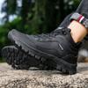 Повседневные кроссовки мужские высококачественные короткие ботинки осенние уличные толстые подошвы альпинистские износостойкие нескользящие рабочие походные туфли