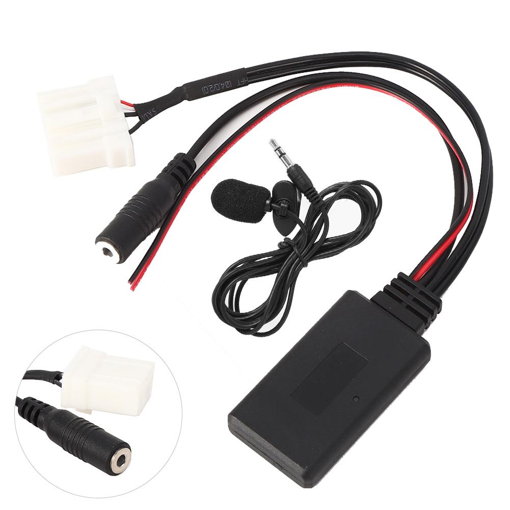 AUXin Cable Adapter Car Bluetooth 5.0 Microphone Fit for Mazda 2 3 5 6 RX8
