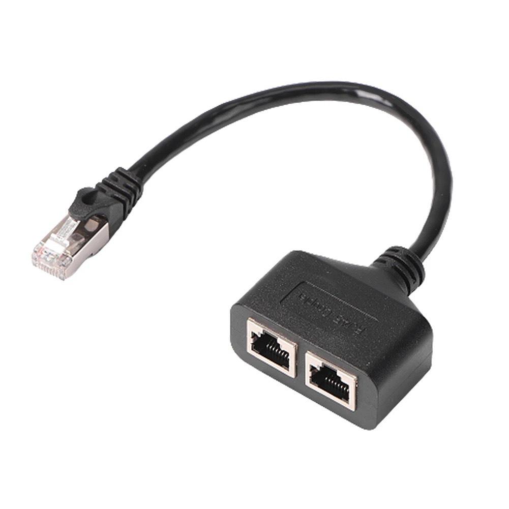 Сетевой кабельный разветвитель RJ45: Ethernet-адаптер и удлинитель с 1 на 2/3/4 порта