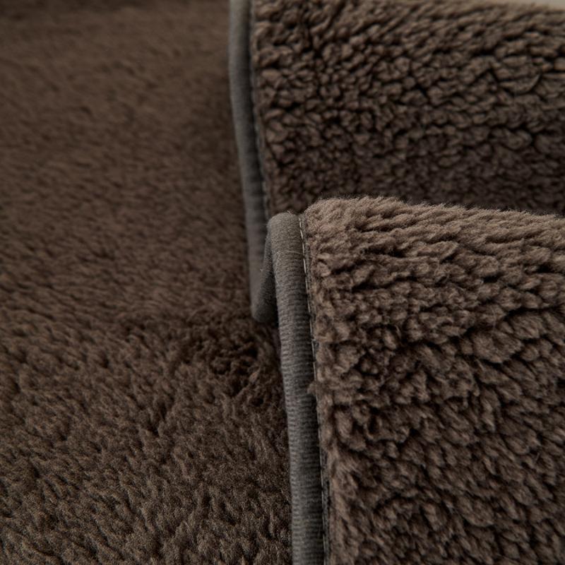 Зимняя подушка для дивана из овечьей шерсти, минимально утолщенная плюшевая подушка для сиденья, противоскользящий чехол для дивана, украшение для гостиной, защитная накладка для дивана