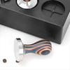 Detachable Colorful Wooden Handle Coffee Tamper Thread/Flat Bottom Coffee Distributor  Cafe