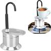 Aluminum Zinc Zinc Alloy 1 Cup Coffee Pot Space Saving Italian Coffee Machine  Home Parties Travel
