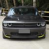 Front Bumper Lip Cover Strip Trim Frame Bezel  For Dodge Challenger 2015+ Yellow