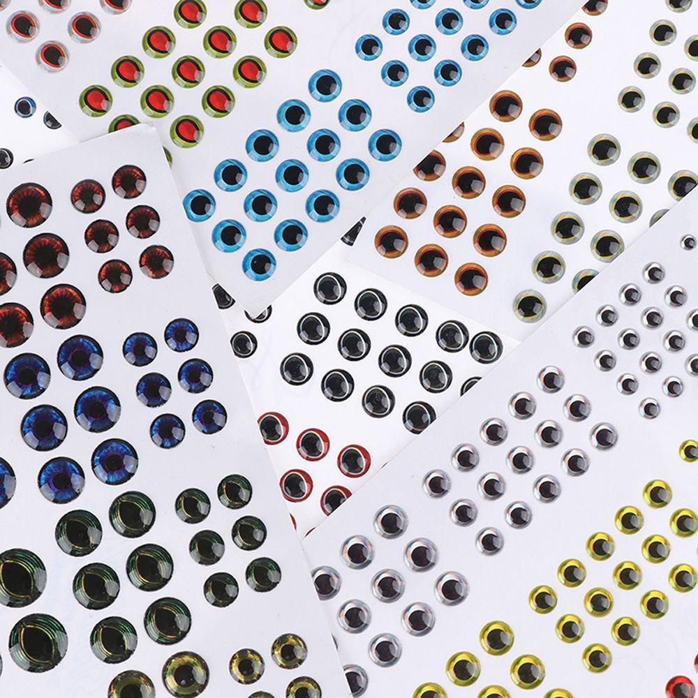 Sticker 3D 4D 5D Fly Fishing Lure Fish Eyes Fishing Lure Eyes Artificial Fish Eyes 3D Fish Eyes