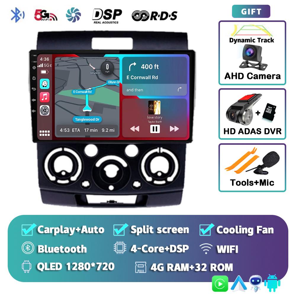 Android 14 автомобильное радио для Ford Everest Ranger Mazda BT50 BT-50 2006 2007 2008 - 2010 GPS мультимедиа видеоплеер головное устройство стерео