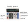 Large Computer Electronic Calculator Counter Solar & Battery Power 12 Digit Display