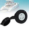 Flanged Outlet 30 Amp RV Power Flanged Outlet Locking Receptacle 125V NEMA L5-30R 2 Pole 3 Wire Electrical Socket