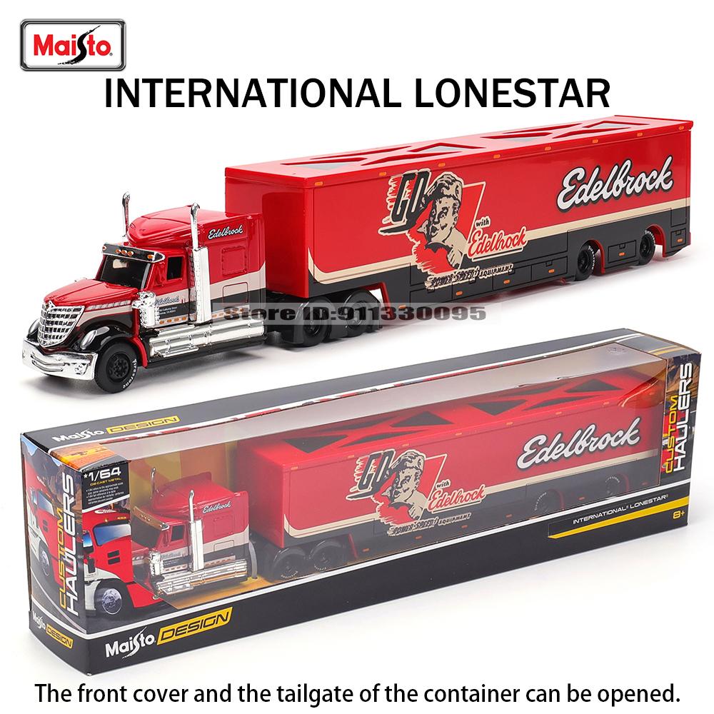 Майсто 1:64 MACK Anthem LoneStar UP Транспорт Литье Производство Прицеп Модель Симуляция Модель Коллекция Автомобилей из Сплава