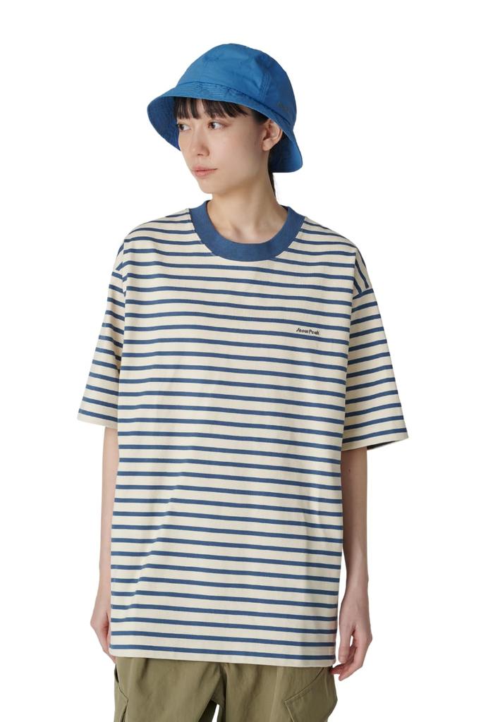 Snow Peak Heavy Cotton Border T-Shirt