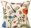 Outdoor Patio Throw Pillow Covers Set Of 4 Spring Summer Garden Flowers Farmhouse Dcor Furniture Bench Chair Cushion Cases