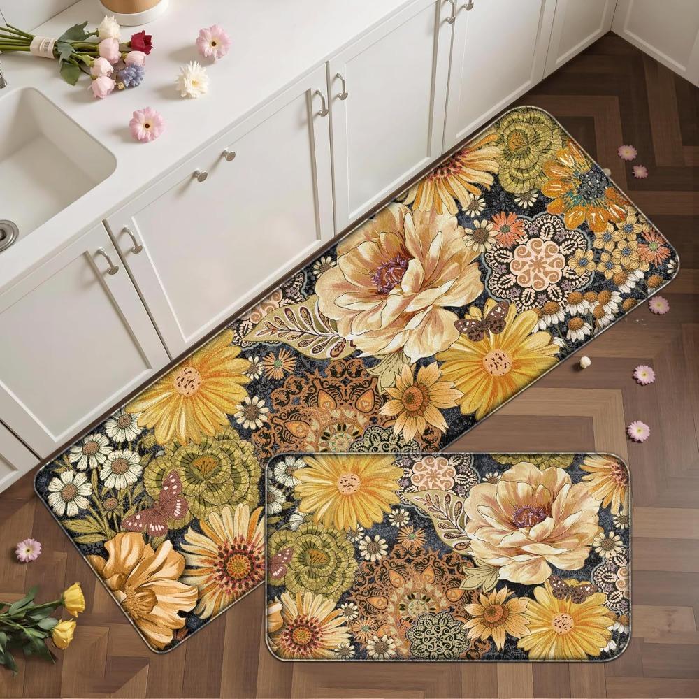 Boho Floor Rug Absorbent Doormat New Entrance Door Mat Household