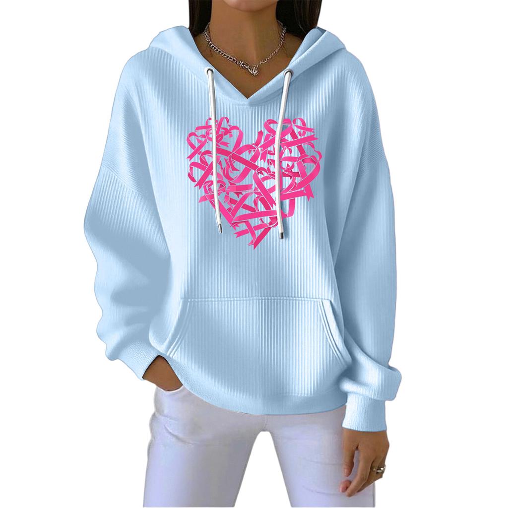 Women's Fashion CasualAngel Printed Pullover Sports Long Sleeve Sweatshirt
