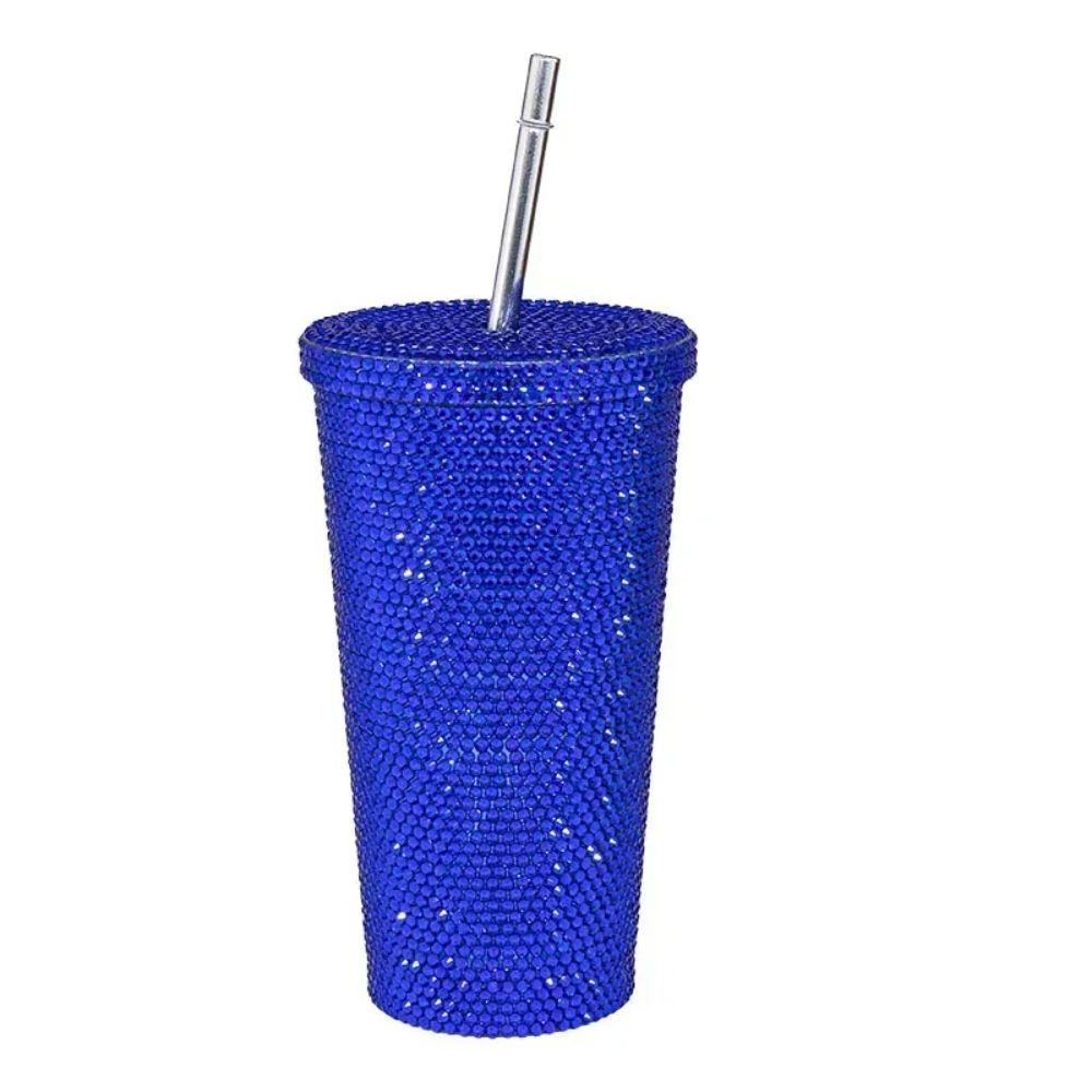 Insulated Glitter Coffee Cup Double Layer Stainless Steel Water Bottle Girl