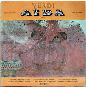 LP Запись ДЖУЗЕППЕ ВЕРДИ, ХОР ТЕАТРА КОМ - Аида STXID5263 Saga UK Классика Б/У