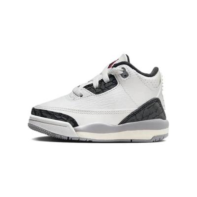 Кроссовки Air 3 Retro TD Cement Grey Baby White Summit-White Fire-Red DM0968-106
