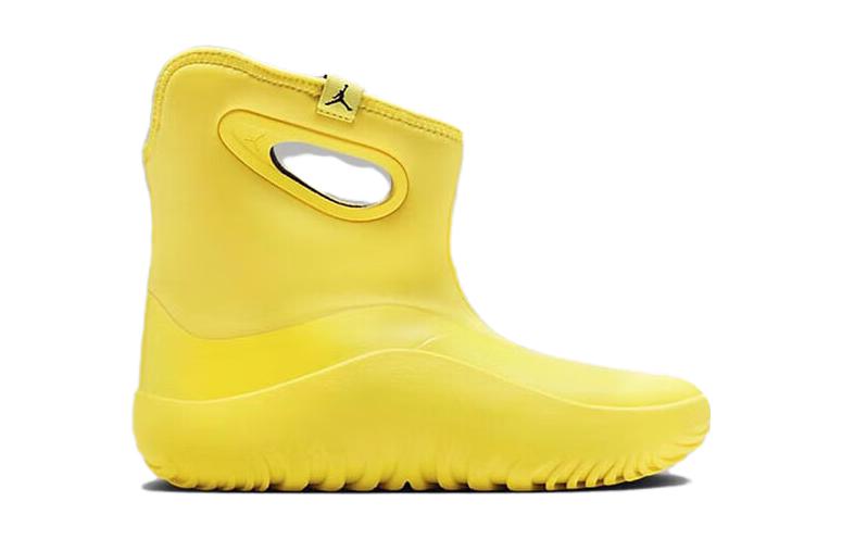 Jordan Lil Drip Lil Drip Устойчивые к истиранию Высокие Детские Повседневные Кроссовки Желтые Дети Возраст 3 7 Лет FB9918-700