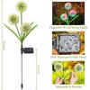 3 Head Dandelion Flower Solar Led Light Outdoor Garden Lawn Lamps For Garden Street Lawn Stakes Fairy Lamps Yard