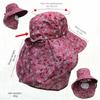 Fordable Sun Hat Wide Brim Agricultural Work Cap Portable Basin Cap  Women