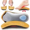 Leather Orthotic Insole for Flat Feet Arch Support O/X Leg Orthopedic Shoes Sole Insoles for Feet Plantar Fasciitis Men Women