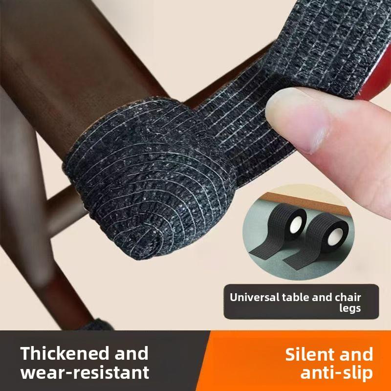Бесшумные накладки на ножки стульев, противоскользящие мебельные накладки, самоклеящаяся лента для стульев, столов, ручек