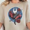 Hollow Knight Tshirt, The Knight Chest Graphic Tee, Subtle Gamer Top, Indie Video Game Merch, Casual Geek Apparel, Hallownest Fan