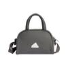 Adidas Polyurethane Bowling Bag, Shoulder Bag, Handbag Regular Women's Charcoal Gray & White Adidas IN9112
