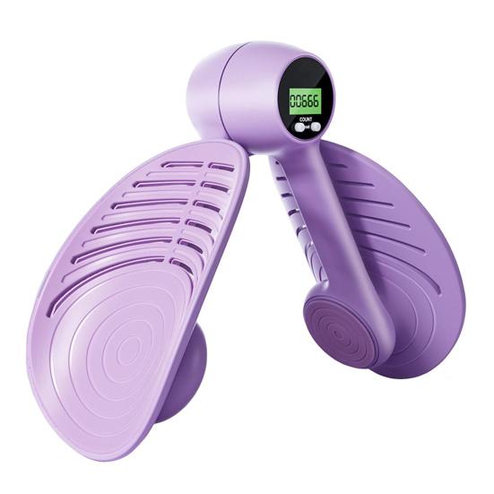 Thigh Trainer with Counter LCD Display Adjustable Ergonomic Pelvic Floor Muscle Trainer Men Women Inner Thigh Leg Hip Exerciser Toner