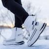 Couple's Short Tube Snow Boots Winter Thickened Non Slip Snow Boots Cotton Shoes Women's Plush Warm Non Slip Snow Boots
