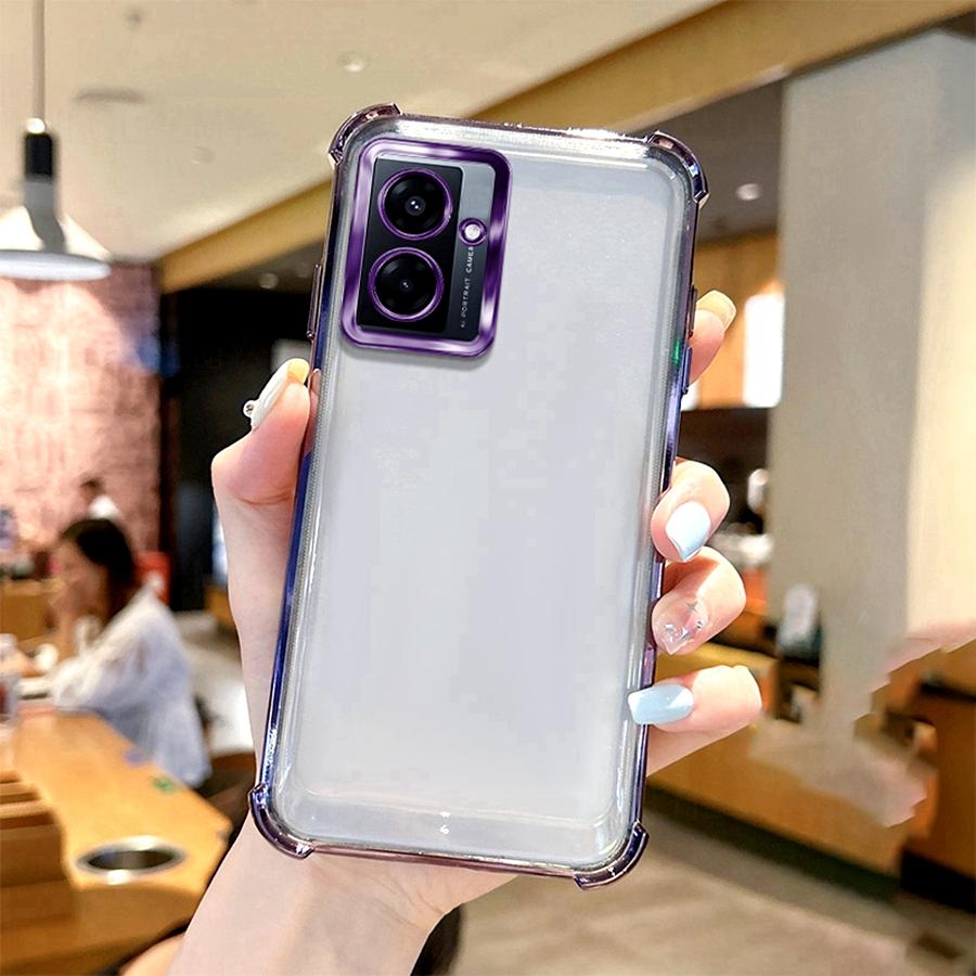 Ударопрочный чехол для объектива для Motorola Moto G20 G82 5G G72 G75 G84 G04 G24 E14 G34 G22 G53 E13 G14 E15 G05 G60 Силиконовый чехол с покрытием